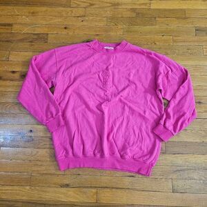 Frakies Bikinis Pink Sweatshirt Size One Size